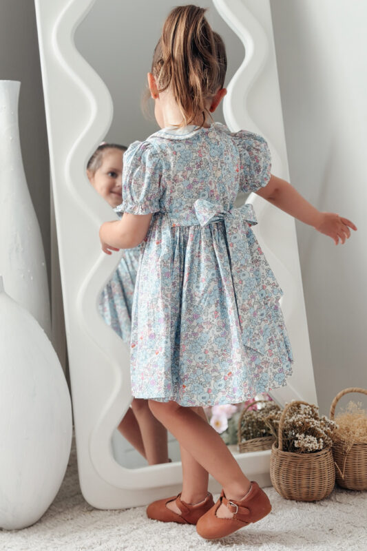 blue girls dress